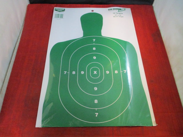 Load image into Gallery viewer, Birchwood Casey Eze-Scorer BC-27 Target - Green - 10 Pack

