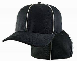 New Adams Mesh 8 Stitch Comfort Fit Referee Hat With Pin Stripe Small