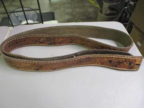 Used Tony Lama Genuine Leather Belt (No Buckle)