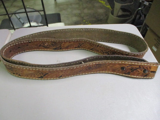 Used Tony Lama Genuine Leather Belt (No Buckle)