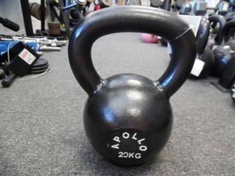 Load image into Gallery viewer, Apollo Athletics 20 KG (44 lbs) Cast Iron Kettlebell
