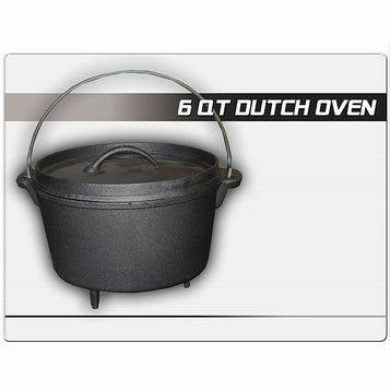 New WFS Cast Iron 6 Qt. Dutch Oven