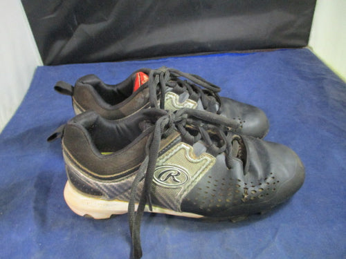 Used Rawlings Tuff Tex Coolflo Cleats Youth Size 2 - worn