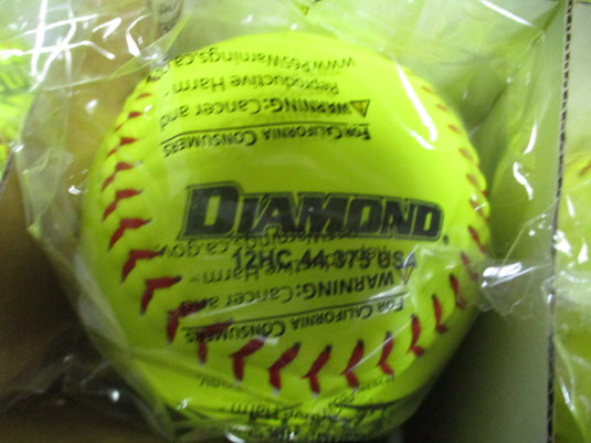 New Diamond ZULU .44 COR USA 12" Slowpitch Softball - 1 Dozen