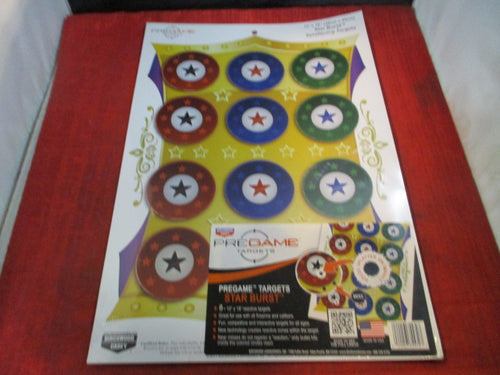 Birchwood Casey PreGame Targets - Star Burst - 8 Pack