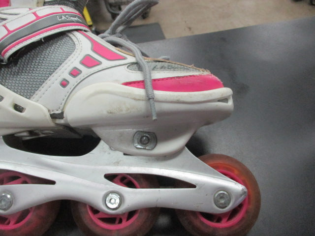 Load image into Gallery viewer, Used La Sports Womens Adjustable Inline Skates Size 8-10
