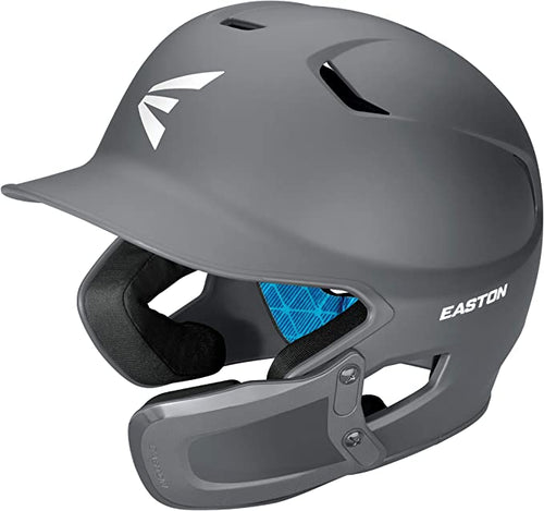 New Easton Z5 2.0 Matte Batting Helmet w/ Jaw Guard  Charcoal Junior