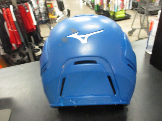 Used Mizuno Blue Helmet 7 1/4 - 7 1/2 (Inside is Peeling