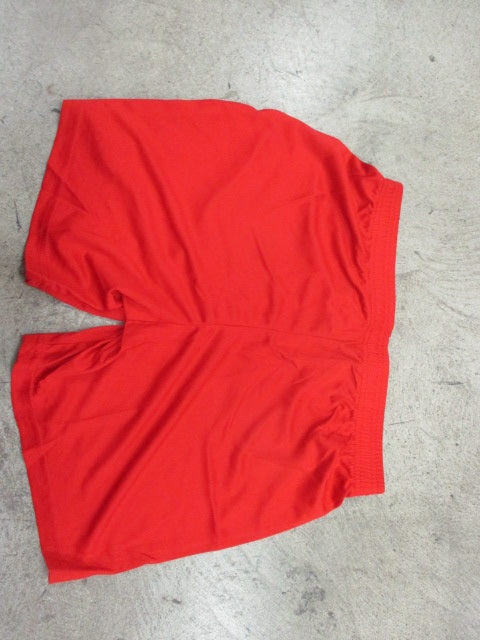 Used Alleson Red Athletc Shorts Youth XL No Pockets