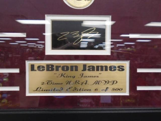 Lebron James Back 2 Back MVP Limited Edition Signed Print