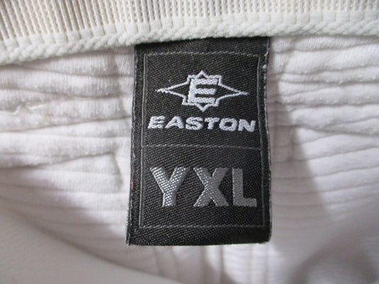 Used Easton Black Piping White Elastic Bottom Pants Youth Size XL