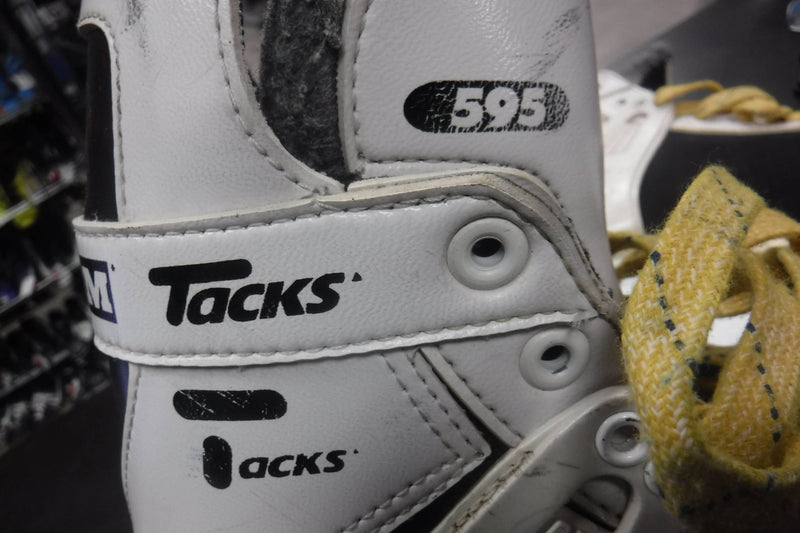 Load image into Gallery viewer, Used CCM Tacks 595 Size 4 Hockey Skates
