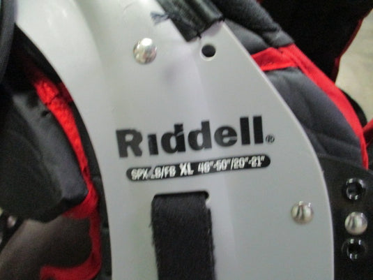 Used Riddell Power SPX LB/FB Shoulder Pads Adult Size XL 48"-50"/ 20" - 21"