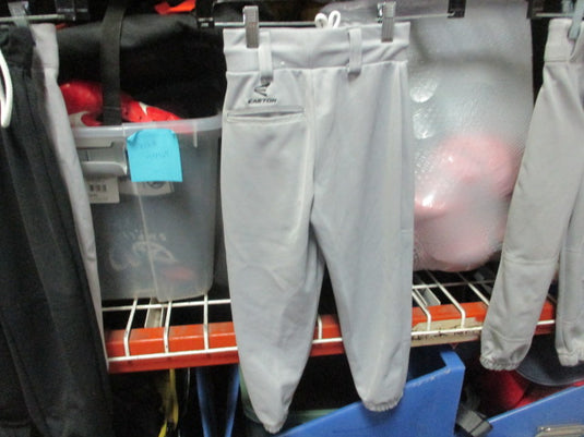 Used Easton Grey Baseball Pants Size Youth XXS