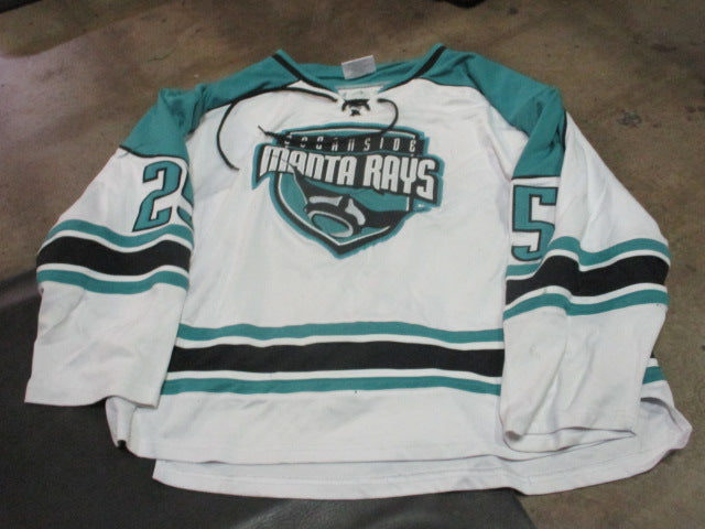 Load image into Gallery viewer, Used Oceanside Manta Rays Hockey Jersey Size Large
