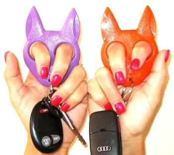 Load image into Gallery viewer, Key Cat keychain personal self-defense keychain
