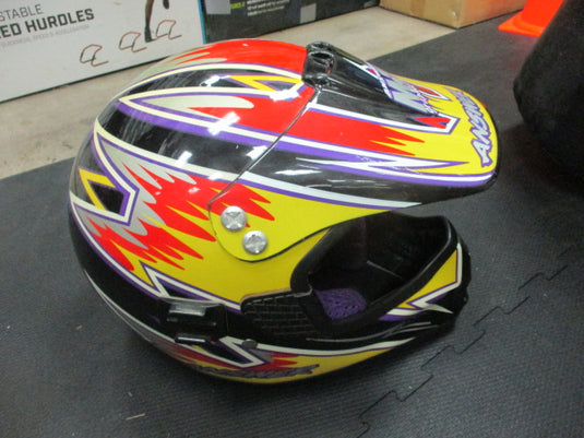 Used Anser M7 Graphics Junior MX Helmet