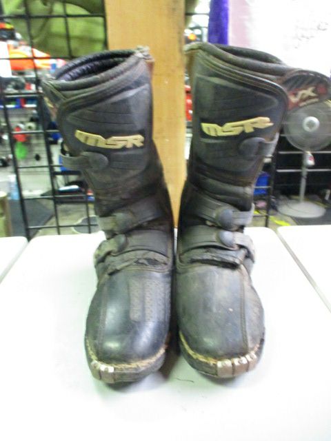 Load image into Gallery viewer, Used MSR VX1 Motorcross Boots Adult Size 6 - cracked
