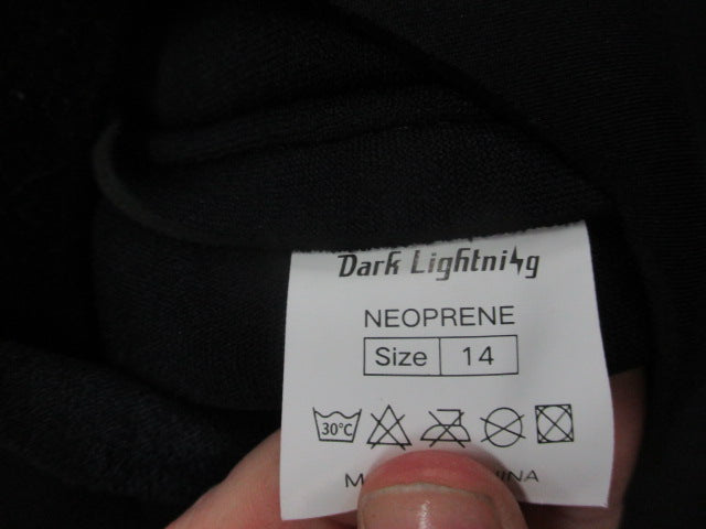 Load image into Gallery viewer, Used Dark Lightning Dark Lightning Explorer Neoprene Wetsuit Size 14
