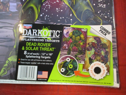 Birchwood Casey Darkotic Splattering Targets Combo - Dead Rover & Solar Threat