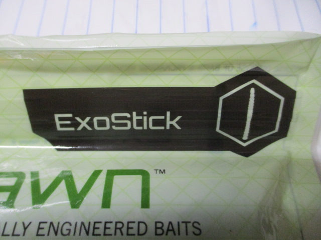 Load image into Gallery viewer, Biospawn ExoStick Pro Bait Green Pumpkin - 8 ct
