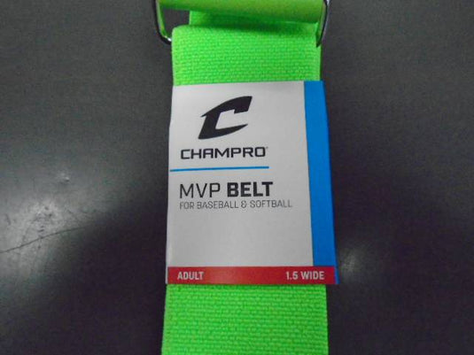 New Champro Adult Neon Green Adjustable Baseball Belt