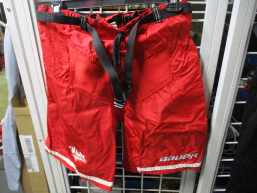 Used Bauer Mission Red Hockey Shell Cover Pants Size Medium + 1