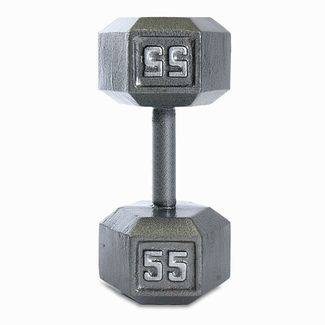 New Cap 55 lb Cast Iron Dumbbell - 1 Qty