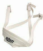 New Schutt Youth White Football Chinstrap