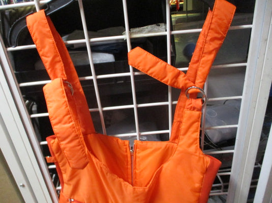 Used Aspen Orange Snow Bibs Size Large