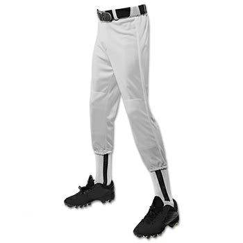 New Champro Youth Belted Baseball Pants Size Youth X-Small - Grey