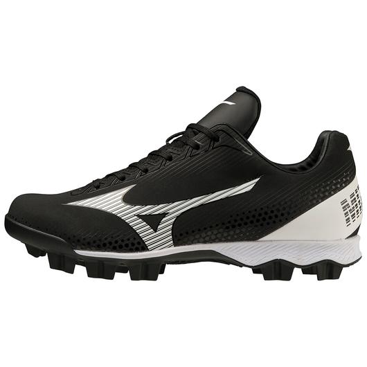 Load image into Gallery viewer, New Mizuno Wave Finch LightRevo Black Jr Cleats 4.5
