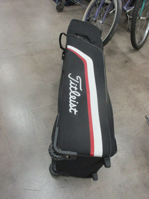Load image into Gallery viewer, Used Titleist Vendor Club Wheeled Golf Travel Bag
