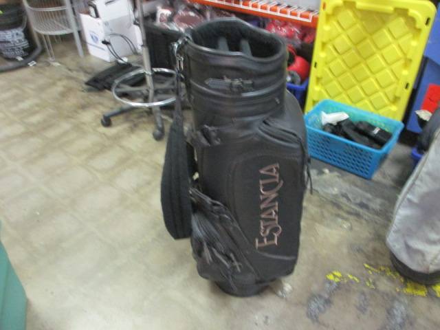 Load image into Gallery viewer, Used Belding Sports Estancia Leather Black Golf Bag
