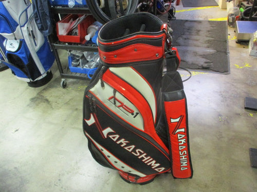 Used Nakashima NP-1 Leather Golf Staff Bag