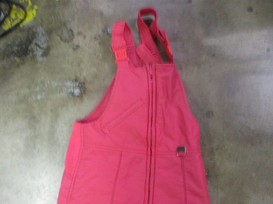 Used Sportcaster Pink Snow Bibs Size 12