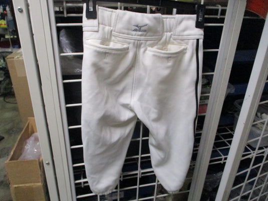 Used Mizuno Youth Knickers White w/ Black Piping Yth Large