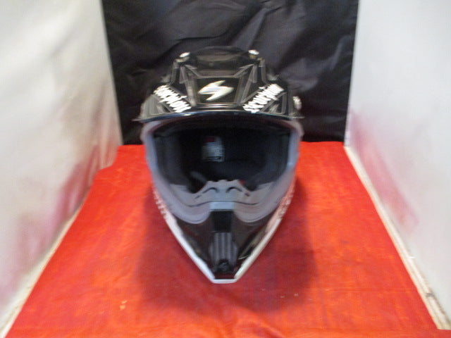 Load image into Gallery viewer, Used Scorpion Exo Motorcross Helmet Adult Size XS - broken visor
