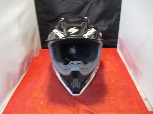 Used Scorpion Exo Motorcross Helmet Adult Size XS - broken visor