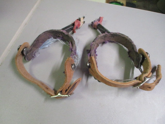 Load image into Gallery viewer, Used Bull Spurs With Straps
