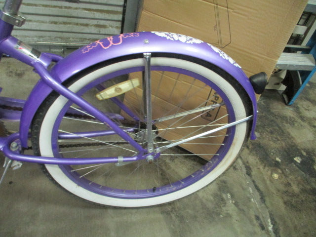 Load image into Gallery viewer, Used Micargi LX 24&quot; Purple Beach Cruiser
