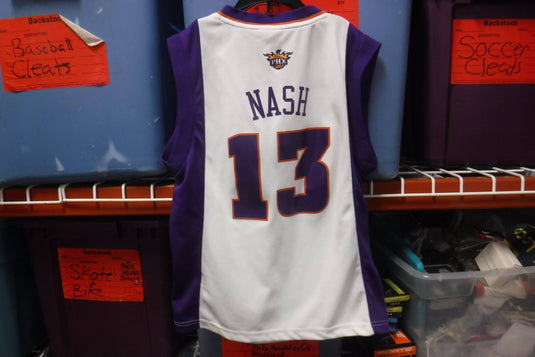 Used Adidas PHX Suns Nash Youth Medium Basketball Jersey