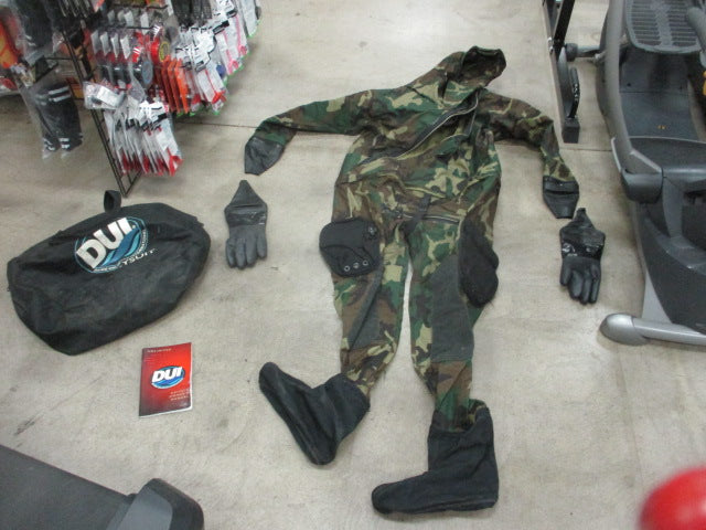 Load image into Gallery viewer, Used DUI AAOPS Type IV Dry Suit With Gloves and Bag Size XL
