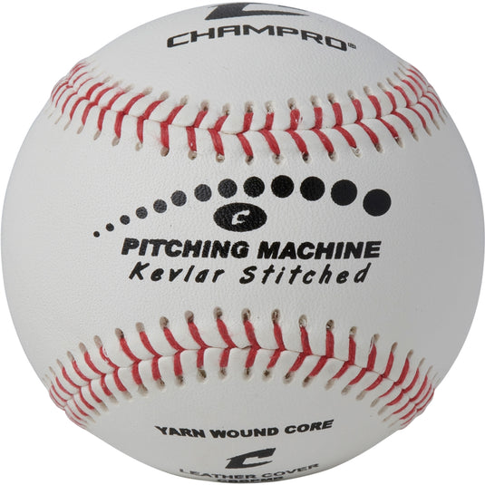 New Champro Pitching Machine Only Kevlar Stitched 9" Baseball-1 Dozen
