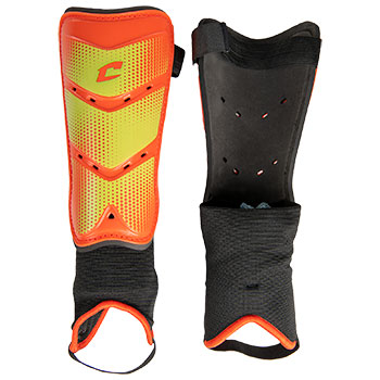 New Champro League Soccer Shin Guard Fire Red Youth Size XXS