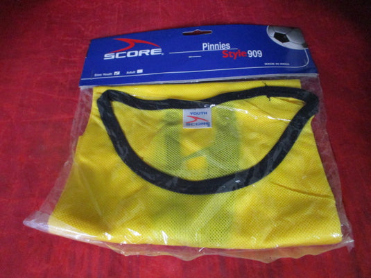 Score Youth Soccer Pinnie Yellow