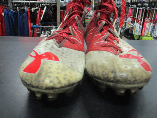 Used Under Armour Hi-Top Cleats Size 11 Men's