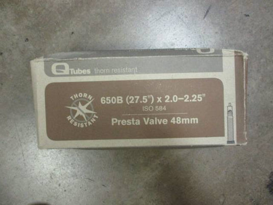 Qtubes Thorn Resistant Presta Valve 27.5" x 2.0-2.25" Bicycle Tube