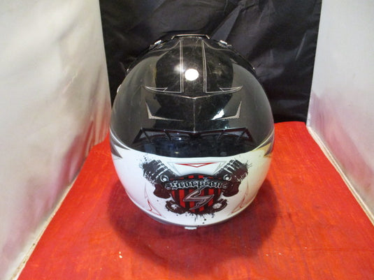 Used Scorpion Exo Motorcross Helmet Adult Size XS - broken visor