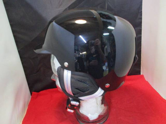 New Ski Sundries GF-110 Gale Force Ski Helmet w/ Visor Gloss Black Size Large